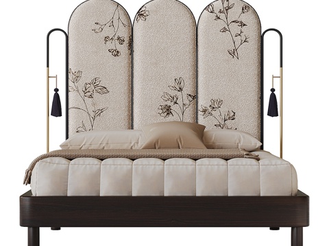  三人沙发3d模型 