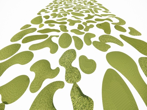 景观微地形 草坡su模型