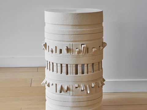  异形边几 角几 圆几 沙发凳3d模型 