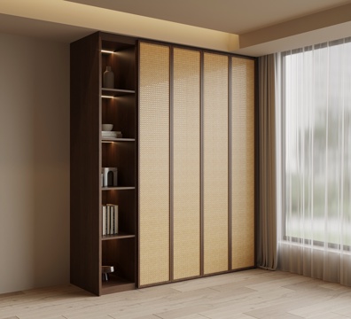 中古风衣柜su模型