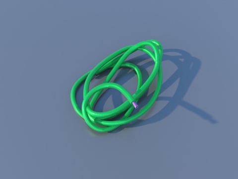  电线 数据线 连接线3d模型 