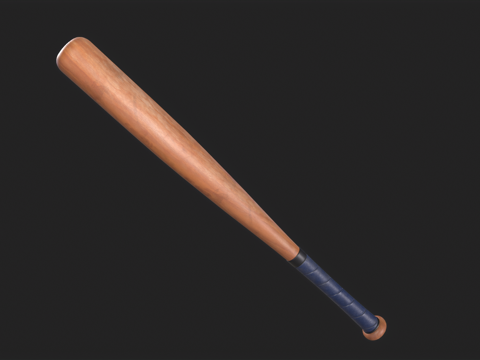  写实棒球棒 棒球棍 棍棒 棍子 棒子 球棒 棒球球棒 体育3d模型 