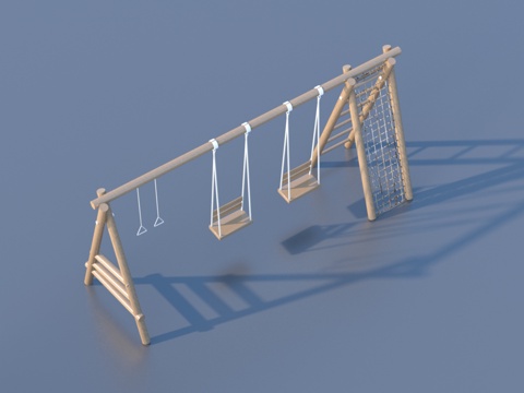  儿童器材 游乐设施3d模型 