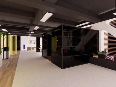  体育馆 展厅 学校 博物馆 医疗门诊su模型 