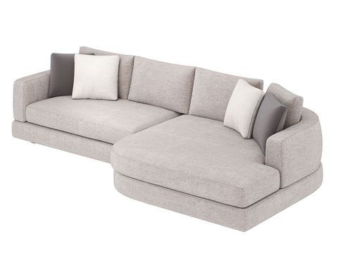  现代简约双人沙发 双人沙发 简约沙发 休闲沙发 客厅沙发3d模型 