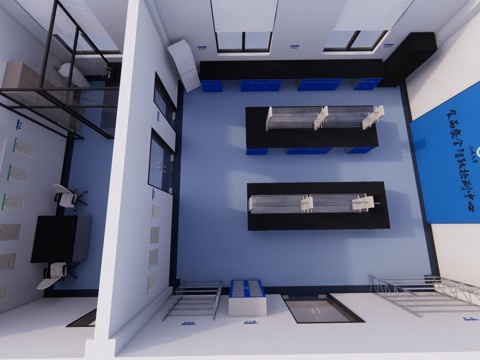  台球 学校 健身房su模型 