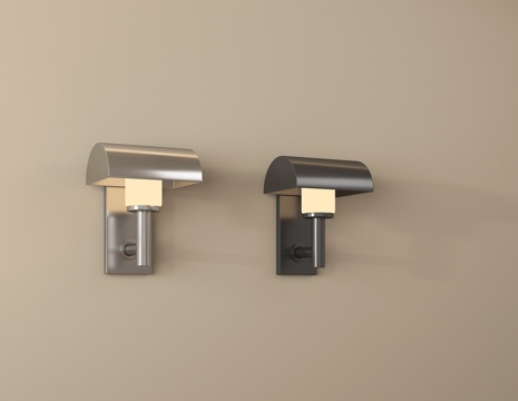  现代金属壁灯 小壁灯3d模型 