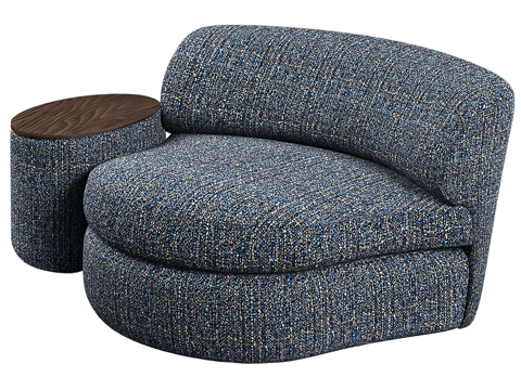  现代简约单人沙发 单人沙发 简约沙发 休闲沙发 客厅沙发3d模型 