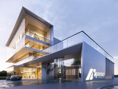 办公楼 企业办公楼su模型