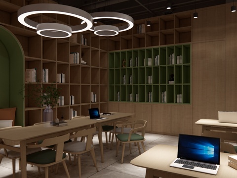  培训机构 体育馆 健身房 文体医疗 博物馆 图书馆su模型 