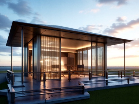 宋式凉亭su模型