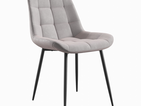  现代简约单人椅子  椅子 简约椅子 休闲椅子 餐厅椅子3d模型 