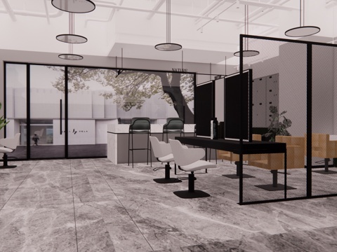  博物馆 剧院 台球su模型 