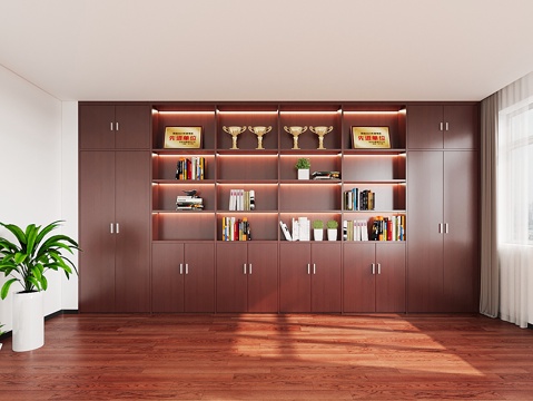  书柜 装饰柜 储物柜3d模型 