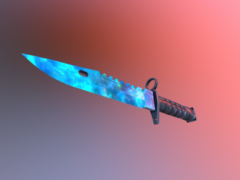  M9刺刀星云3d模型 