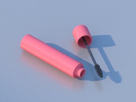  化妆品 口红3d模型 