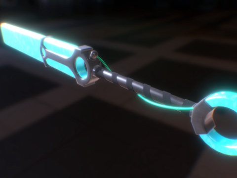  艾克的荧光棒3d模型 