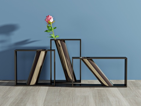  现代植物 盆栽 绿植 装饰品3d模型 