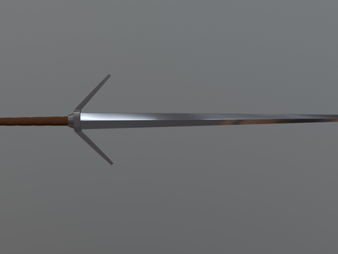  猎魔人剑3d模型 