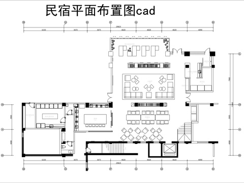 民宿平面图cadcad施工图