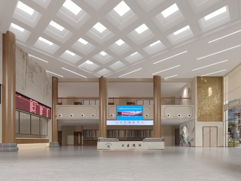  中医馆 最新全套施工图 效果图合集cad施工图 