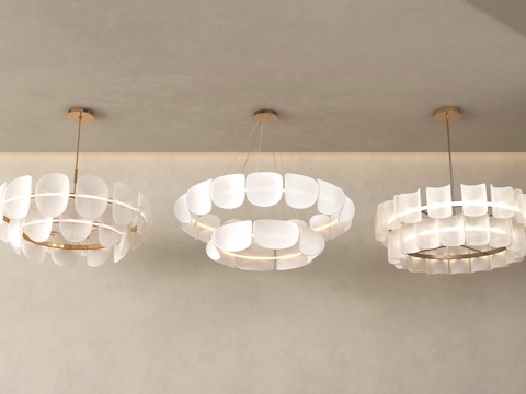  现代吊灯  艺术吊灯  装饰吊灯3d模型 