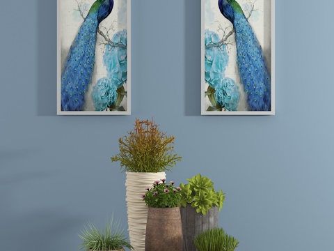  现代植物 盆栽 绿植3d模型 