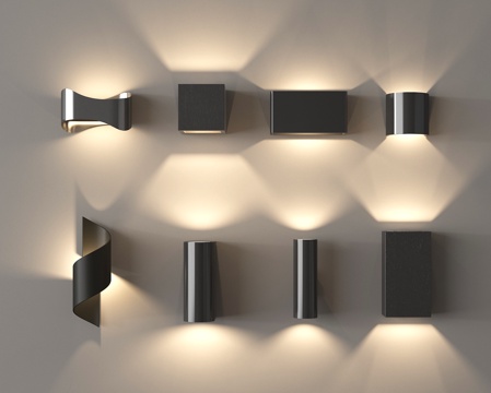  现代壁灯 小壁灯 走廊灯 氛围灯3d模型 