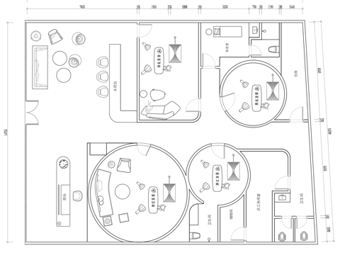 网红直播室 工作室 直播间  最新全套施工图合集cad施工图