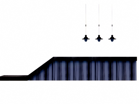  前台 酒店前台 电脑 前台接待 办公室 公司前台su模型 