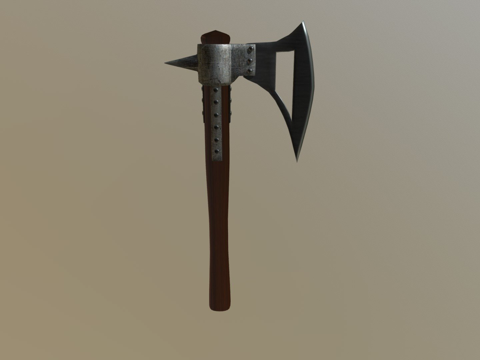  战斧3d模型 