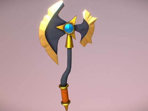  雷达尔之斧3d模型 