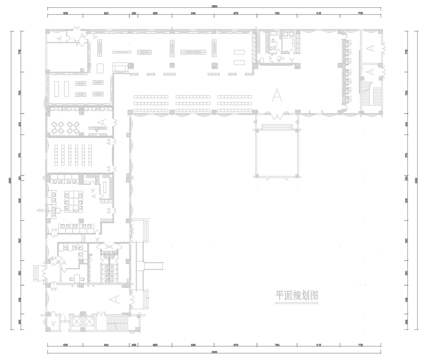 文创店 最新平面施工图合集cad施工图