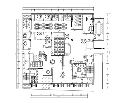  中医馆 最新平面施工图合集cad施工图 