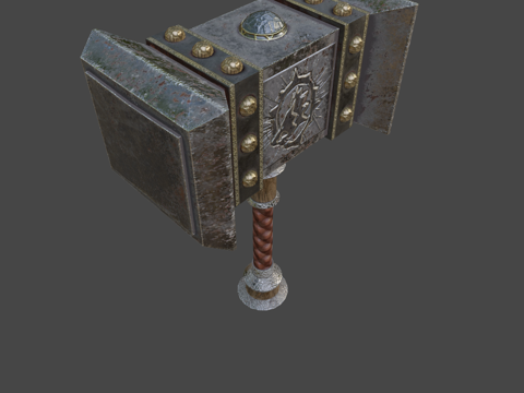  末日之锤3d模型 