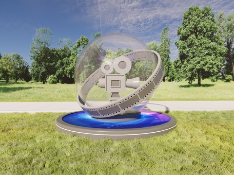 科技美陈 科技导视 公园导视 美陈导视su模型