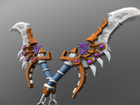  魔兽世界弑君者3d模型 