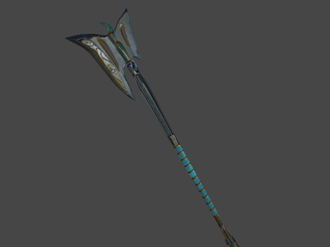  死亡猎手巨斧5级3d模型 