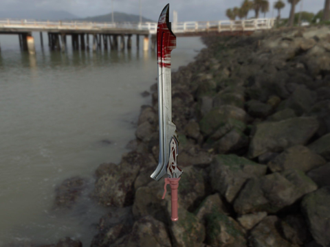  鬼泣灵感剑3d模型 