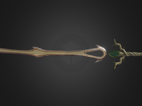  魔法剑低清3d模型 