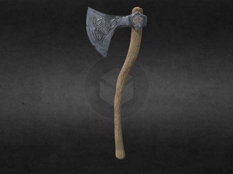  战斧3d模型 
