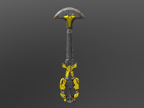  震荡巨剑3d模型 