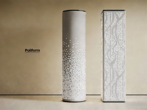  现代柱子 现代发光柱子 装饰柱 造型柱3d模型 