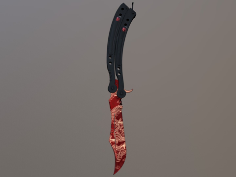  蝴蝶爱豆兔3d模型 