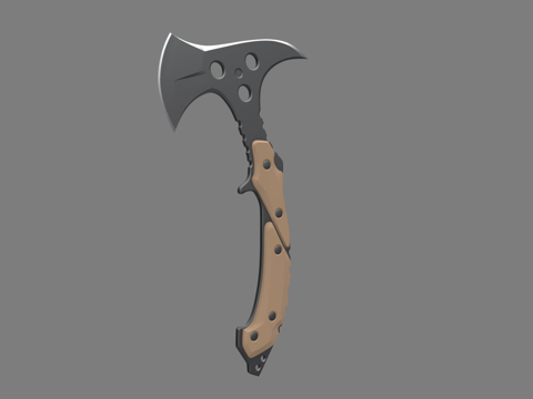  战斧3d模型 