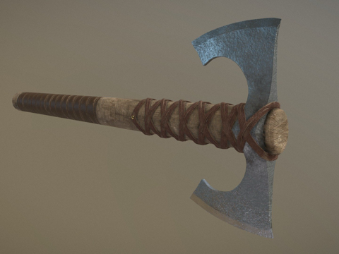  战斧3d模型 