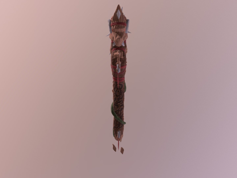  诡计之杖大学作品3d模型 