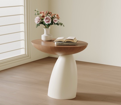  中古风边几 床头柜3d模型 