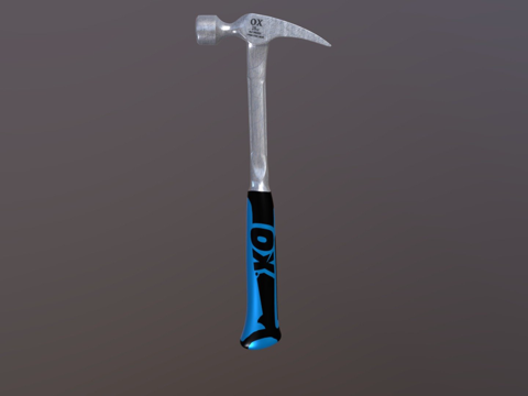 羊角锤3d模型 