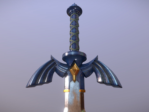  荒野之息大师之剑3d模型 